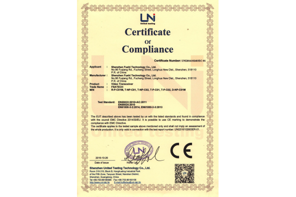 CE Certificate